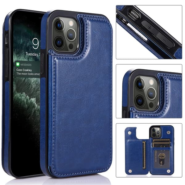 iPhone 13 Pro Max - Genomtänkt Skal med Korthållare