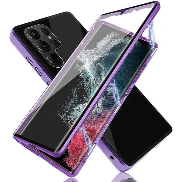 Samsung Galaxy S22 Ultra - Smart Dubbelsidigt Magnetiskt Skal