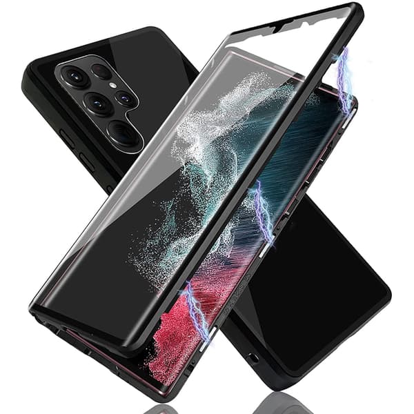 Samsung Galaxy S22 Ultra - Smart Dubbelsidigt Magnetiskt Skal