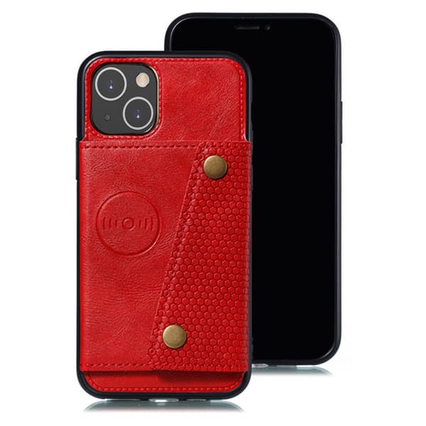 iPhone 13 Mini - Genomtänkt Smidigt Skal med Kortfack
