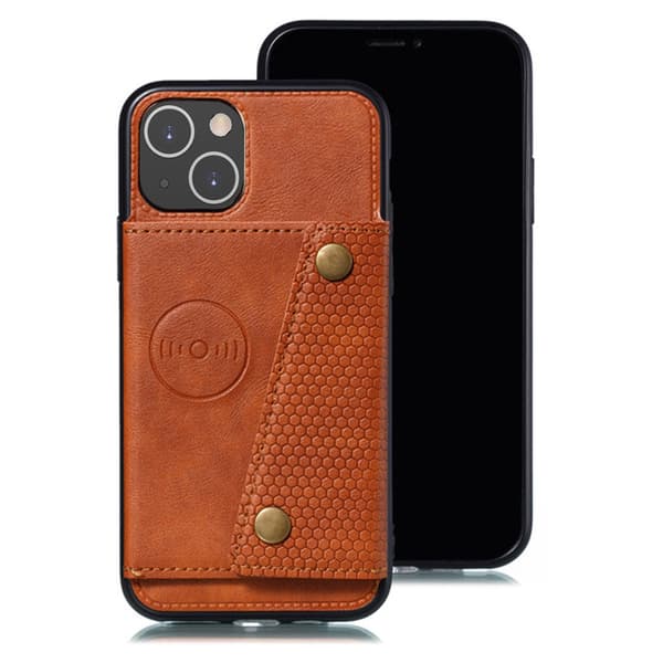 iPhone 13 Mini - Genomtänkt Smidigt Skal med Kortfack