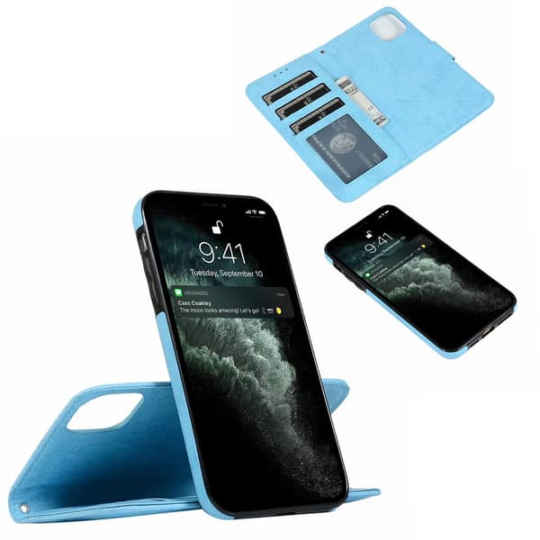iPhone 12 Pro - Genomtänkt Plånboksfodral (Dubbelfunktion)