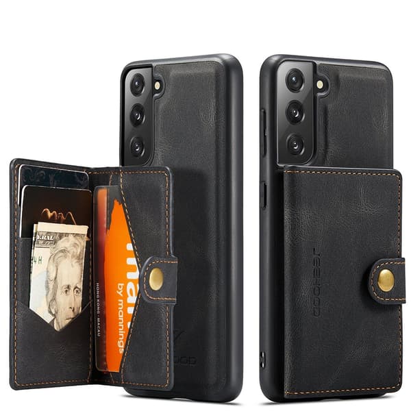 Samsung Galaxy S21 - Elegant Skyddsskal med Kortplatser