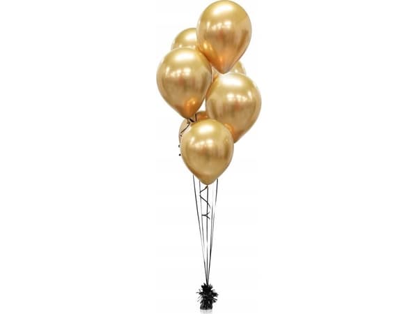 GoDan Beauty&Charm Ballonger platina gull 12" / 50 stk CB-ZLT5