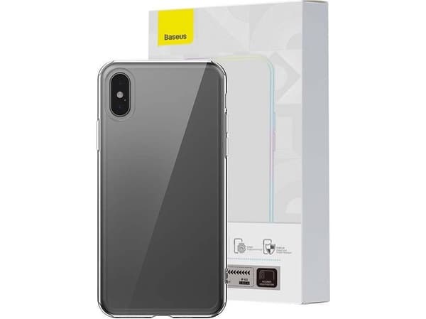 Baseus Yksinkertainen läpinäkyvä kotelo iPhone XS MAX:lle
