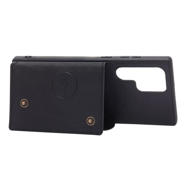 Samsung Galaxy S22 Ultra - Stilrent & Gediget Skal med Kortfack