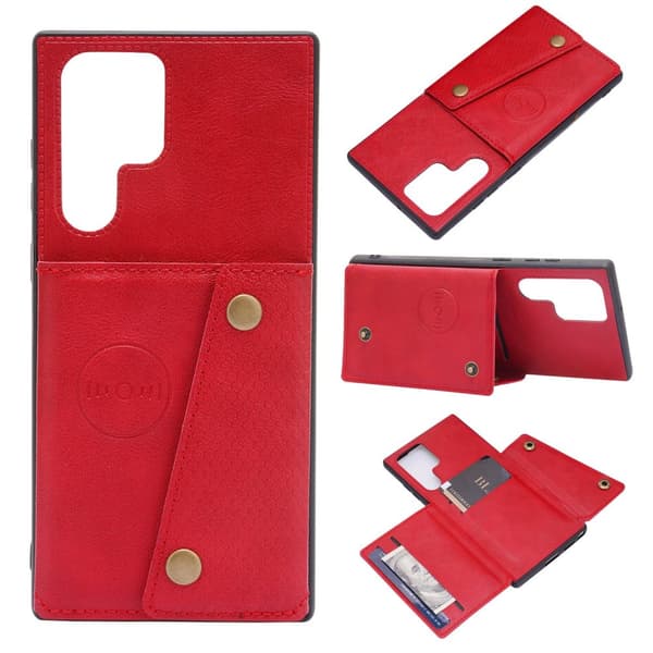 Samsung Galaxy S22 Ultra - Stilrent Skal med Kortfack