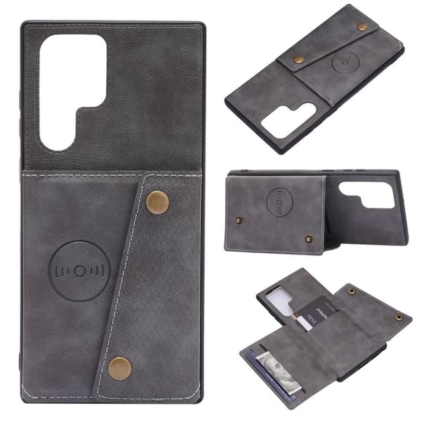 Samsung Galaxy S22 Ultra - Stilrent Skal med Kortfack