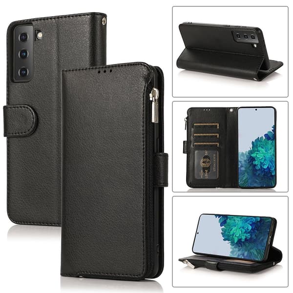Samsung Galaxy S21 - Gediget och Stilrent Plånboksfodral