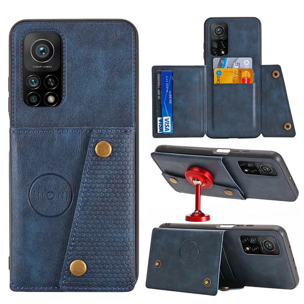 Xiaomi Mi 10T Pro - Stilsäkert Skal med Kortplatser