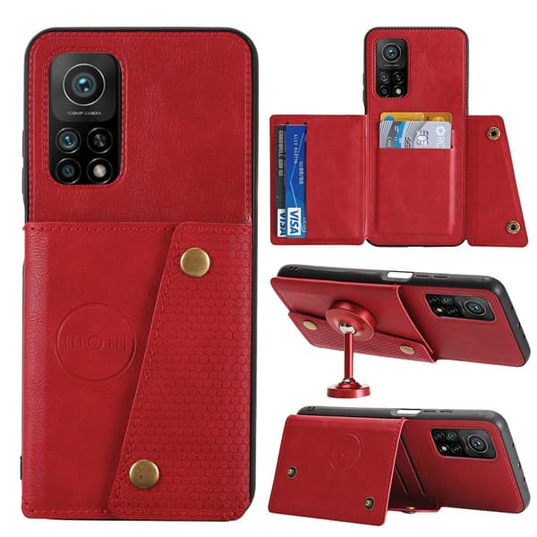 Xiaomi Mi 10T Pro - Stilsäkert Skal med Kortplatser