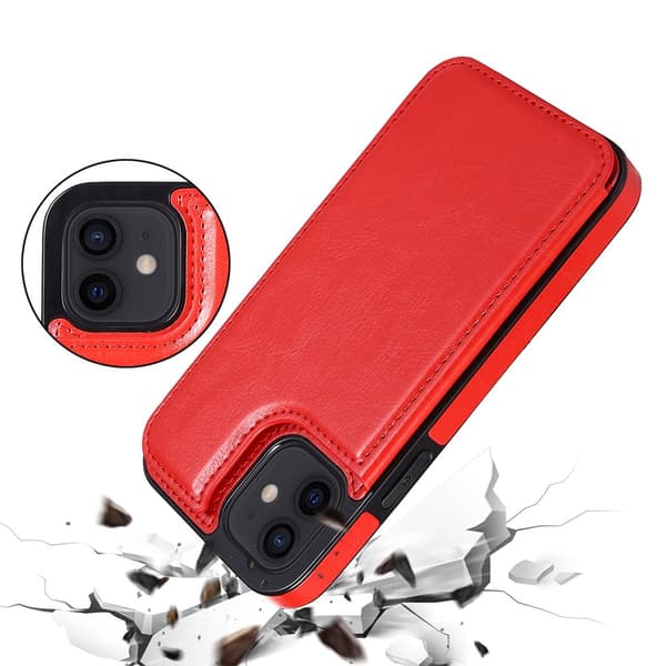 iPhone 12 Mini -Stilrent Skal med Korthållare