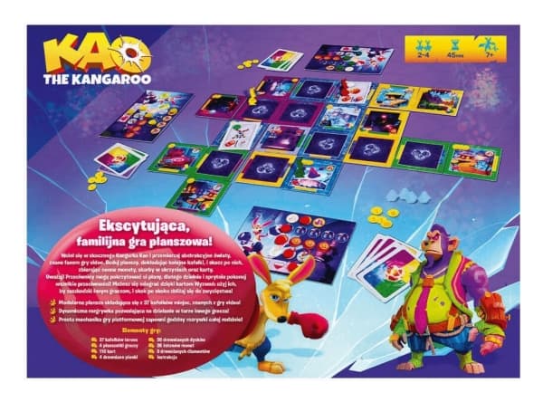 Cenega The Kangaroo KAO, Brädspel, Strategi, 7 År, 45 min, Familjespel