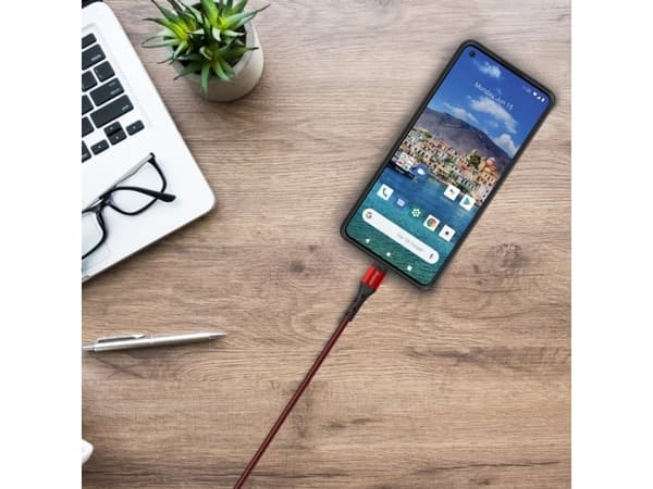 Energizer Ultimate - USB-A til USB-C-tilkoblingskabel 2m (rød)