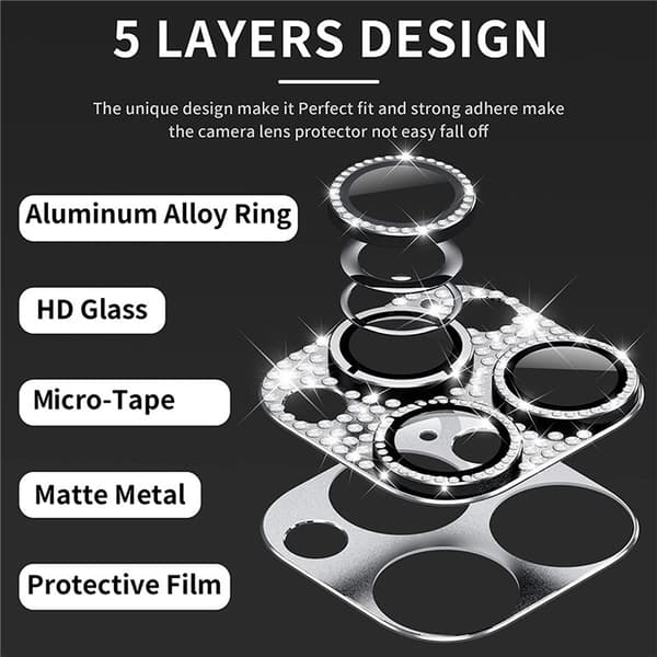 Enkay iPhone 12 Pro Kameralinsskydd i Härdat glas - Blå