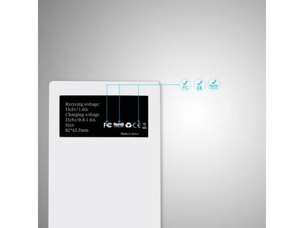 Choetech Choetech Qi Lightning trådløs ladeadapter induksjonsinnsats hvit (WP-IP-301WH)