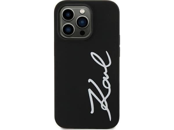Karl Lagerfeld KLHCN61SKSVGK iPhone 11 /Xr 6.1" black hardcase Silicone Signature