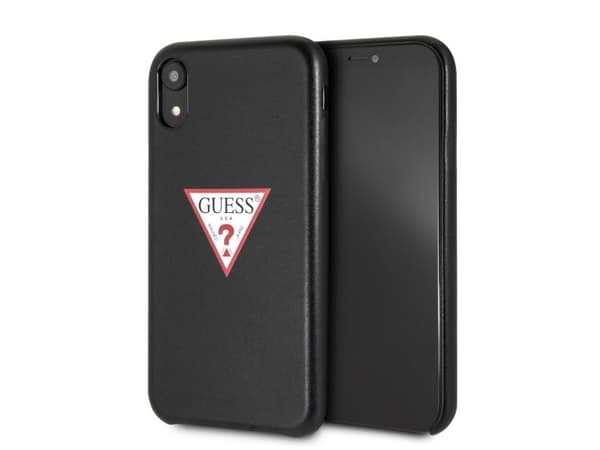 Guess GUHCI61PTPUBK iPhone Xr black hardcase Triangle