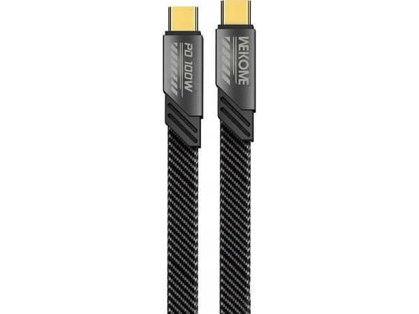 WEKOME WEKOME WDC-192 Mecha Series USB-C till USB-C 100W anslutningskabel för snabbladdning 1,2 m (glänsande)