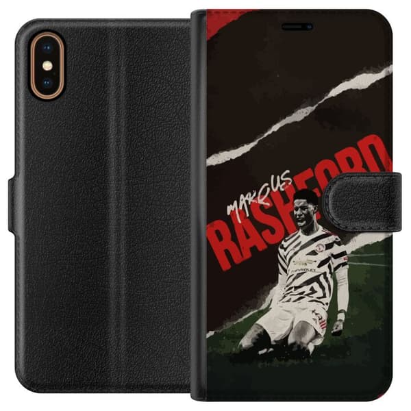 Apple iPhone X Plånboksfodral Marcus Rashford Manchester
