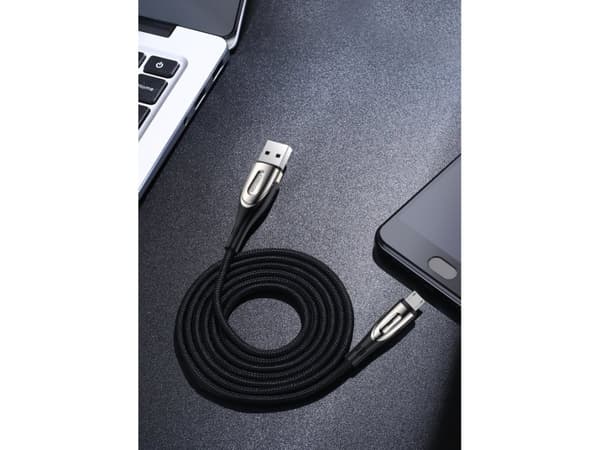 Joyroom USB-kaapeli USB 3A pikalatauskaapeli Micro USB 1.2m Joyroom S-M411 (musta)