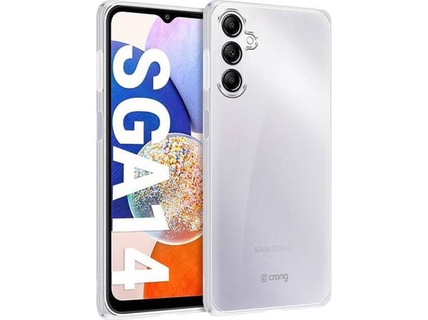 Crong Crystal Slim Cover - Samsung Galaxy A14 5G Case (läpinäkyvä)