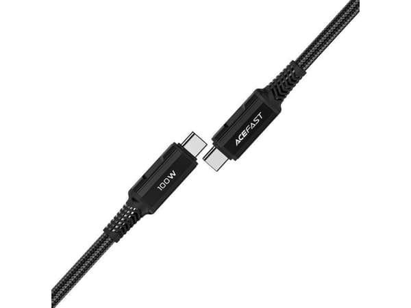 Acefast USB typ C - USB typ C-kabel 2m, 100W (20V/5A) svart (C4-03 Svart)