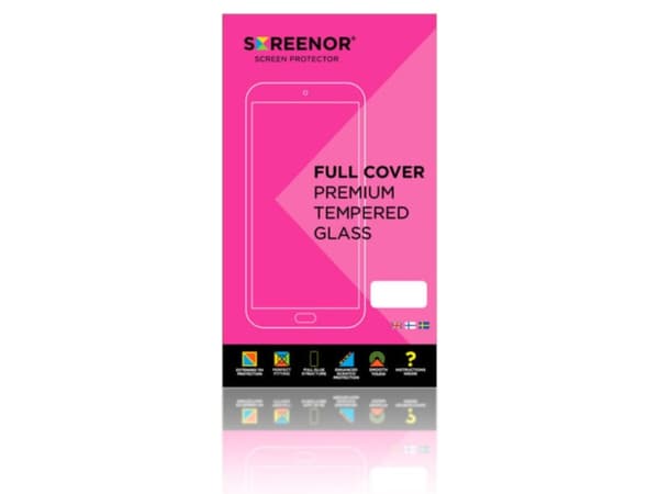 Screenor Premium - Skärmskydd för mobiltelefon - helt fodral - glas - ramfärg svart - för OnePlus Nord 3 5G