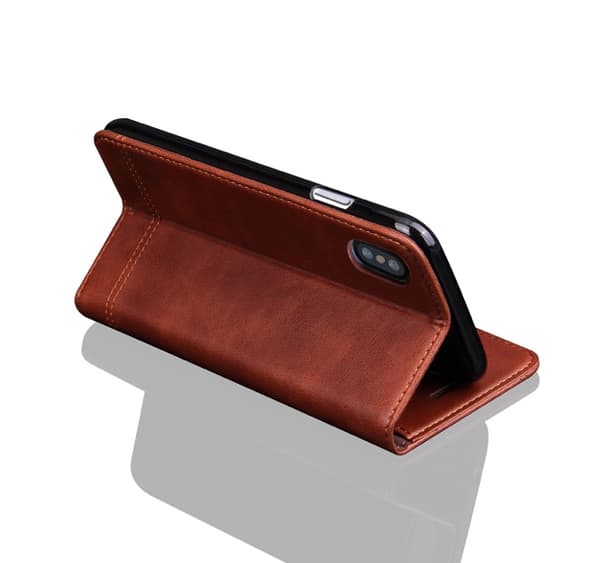 iPhone X/XS - RUSTIC Plånboksfodral