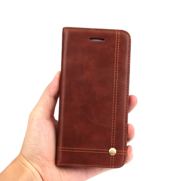 iPhone X/XS - RUSTIC Plånboksfodral