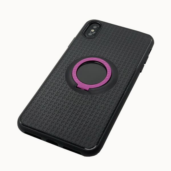 iPhone XS Max - Stilrent Skal med Ringhållare (FLOVEME)