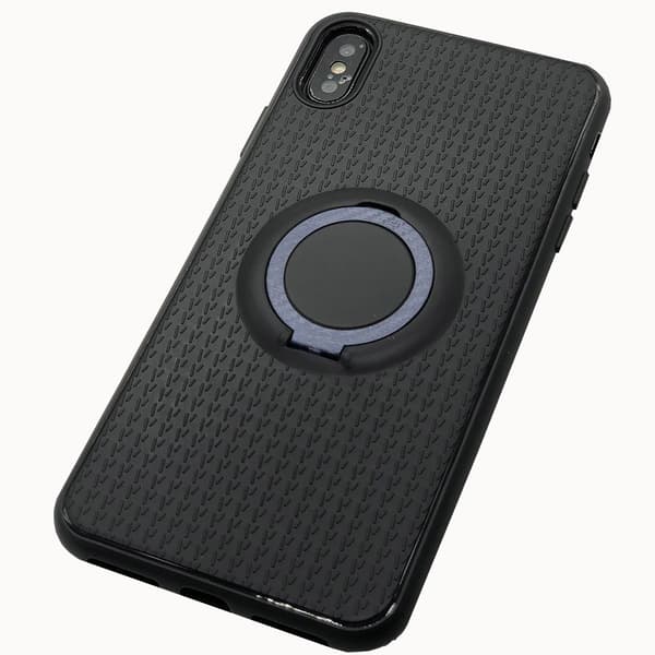 Smart Silikonskal med Ringhållare - iPhone XS Max