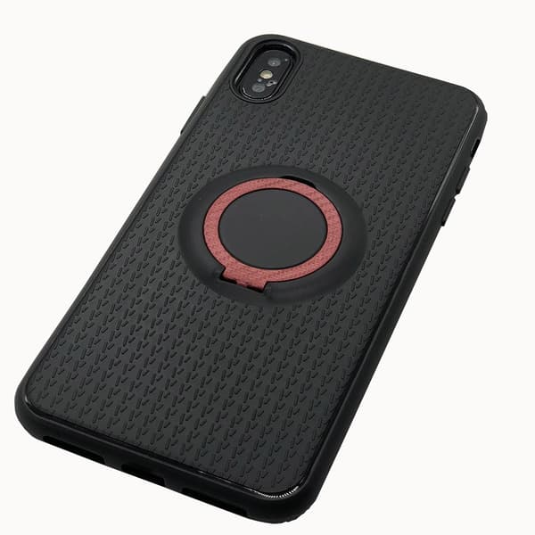 Smart Silikonskal med Ringhållare - iPhone XS Max