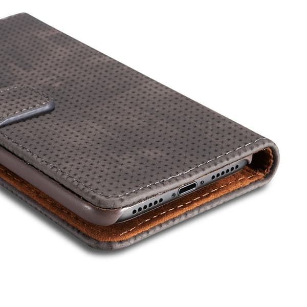 Plånboksfodral i Retrodesign (LEMAN) - iPhone XS Max