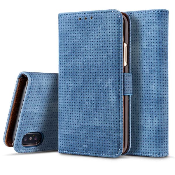 Plånboksfodral i Retrodesign (LEMAN) - iPhone XS Max