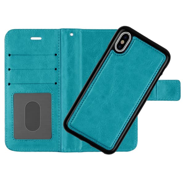 Praktisk Plånboksfodral med Skalfunktion - iPhone X/XS