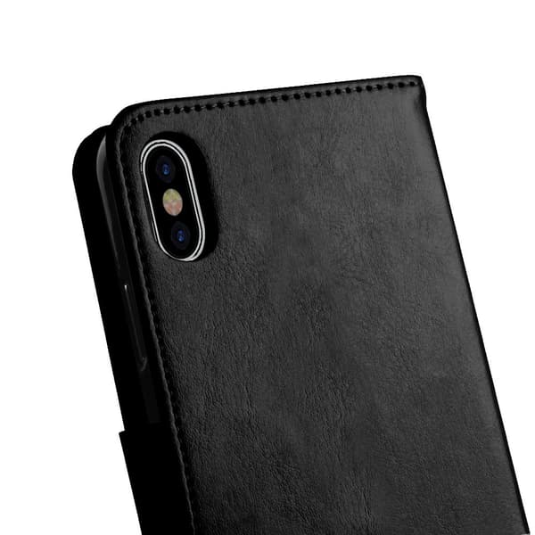 Praktisk Plånboksfodral med Skalfunktion - iPhone X/XS