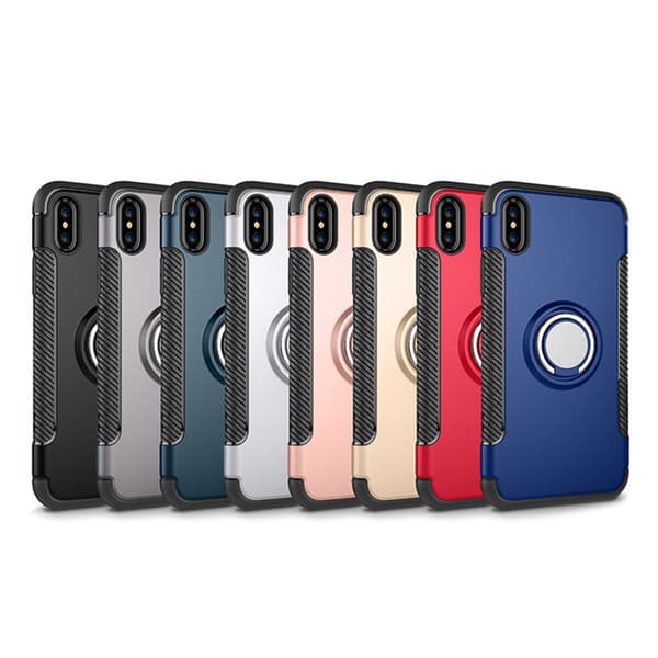 iPhone XS Max - HYBRID-Skal med Ringhållare från FLOVEME