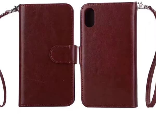 Plånboksfodral från FLOVEME till iPhone X/XS 9-KORT