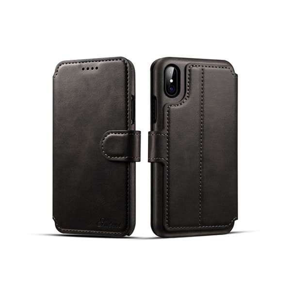 Stilrent Fodral med Plånbok - iPhone X/XS (PU-Läder)