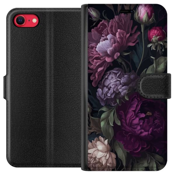 Apple iPhone 7 Tegnebogsetui Blomster