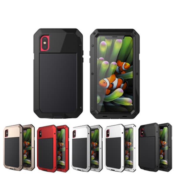 HEAVY DUTY-fodral (Stryktålig) Aluminum för iPhone XS Max