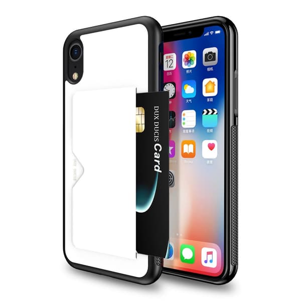 DUX DUCIS - Stilrent Skal med Kortfack -iPhone XS Max