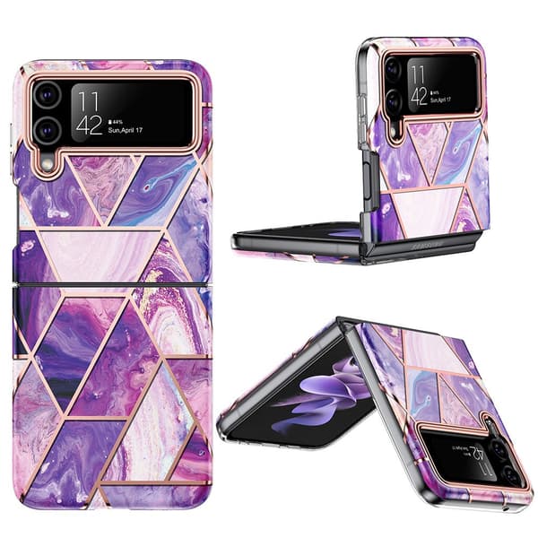 Samsung Galaxy Z Flip 3 - Smart Skyddsskal i Mosaikdesign