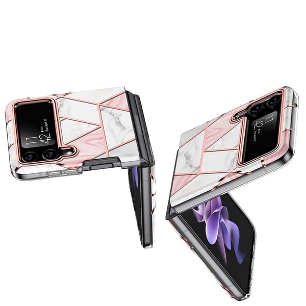 Samsung Galaxy Z Flip 3 - Smart Skyddsskal i Mosaikdesign
