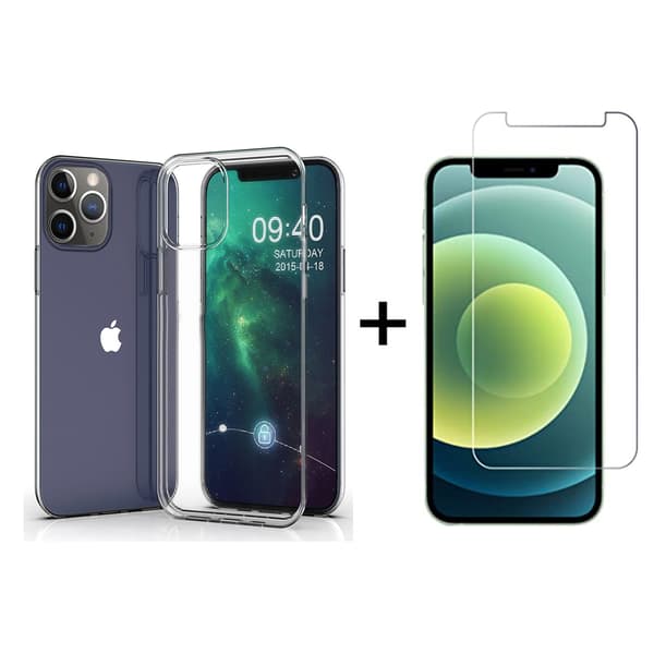 iPhone 12 Pro Max - Skyddsskal Plus Skärmskydd