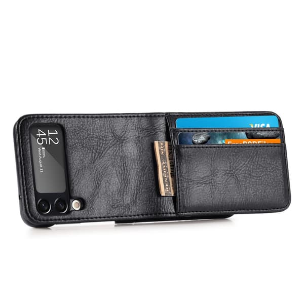 Samsung Galaxy Z Flip 4 - Stilrent Skal med Korthållare