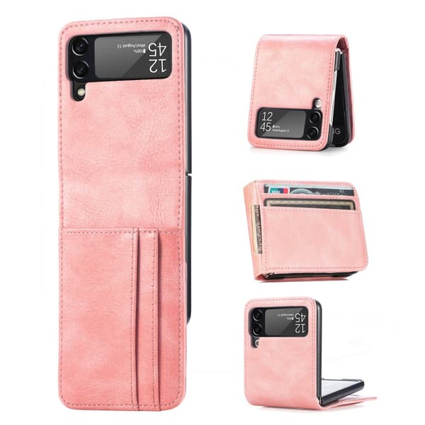Samsung Galaxy Z Flip 4 - Stilrent Skal med Korthållare