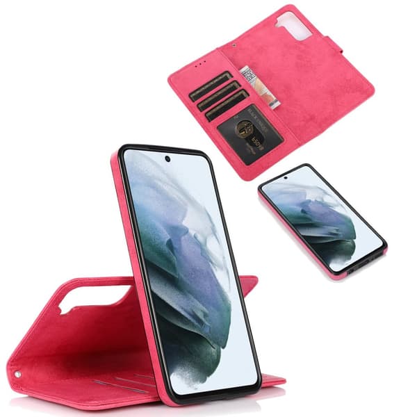 Samsung Galaxy S21 FE - Praktiskt Plånboksfodral (LEMAN)