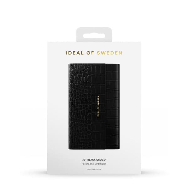 Ideal of Sweden Signature Clutch iPhone8/7/6/6s/se20 Jet Black